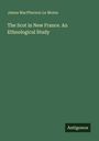 „James MacPherson Le Moine: The Scot in New France. An Ethnological Study“ auf dunklem Hintergrund. „Antigonos“ unten rechts.