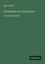 Egon Friedell: Die Rückkehr der Zeitmaschine, Buch