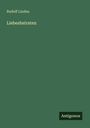 „Rudolf Lindau: Liebesheiraten“ steht oben, „Antigonos“ unten. Einfache, grüntönige Buchgestaltung.