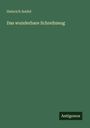 "Heinrich Seidel. Das wunderbare Schreibzeug. Antigonos." Auf grünem Hintergrund, minimalistisches Design.