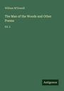 Grüner Hintergrund mit Text: "William M'Dowall, The Man of the Woods and Other Poems, Ed. 2". Unten rechts: "Antigonos".