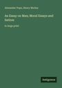 Alexander Pope, Henry Morley. An Essay on Man; Moral Essays and Satires. in large print. Unten rechts: Antigonos.