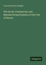 Carroll Davidson Wright: The Social, Commercial, and Manufacturing Statistics of the City of Boston, Buch
