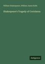 "Shakespeare's Tragedy of Coriolanus." Autoren: William Shakespeare, William James Rolfe. Grün mit dem Logo "Antigonos".