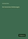 "Gotthold Klee, Die Deutschen Heldensagen, Antigonos." Grüner Hintergrund, einfache, klare Schrift.