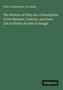 Ein grünes Buchcover mit den Autoren "Shib Chunder Bose, W. Hastie". Titel: "The Hindoos as They are... in Bengal". Unten: "Antigonos".