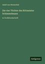 "Adolf von Winterfeld: Die vier Töchter des Rittmeister Schimmelmann, in Großdruckschrift. Unten: Antigonos."