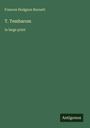 Grüner Hintergrund mit den Texten: "Frances Hodgson Burnett", "T. Tembarom", "in large print". Unten rechts "Antigonos".
