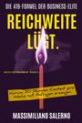 Ein brennendes Streichholz vor dunklem Hintergrund mit Texten: "Reichweite lügt", "Die 419-Formel der Business-Elite".