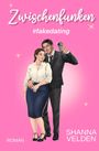 „Zwischenfunken #fakedating“, Illustration mit einem Paar, das ein Selfie auf rosafarbenem Hintergrund macht.