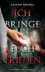 Titel: "Ich bringe euch Frieden". Zwei Hände reichen sich in einem Wald die Hand.