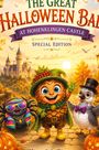 Text: "The Great Halloween Ball at Hohenklingen Castle Special Edition." Niedliche Figuren vor einem Schloss in herbstlicher Landschaft.