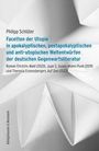 Titel: "Facetten der Utopie..." mit Autorenangabe "Philipp Schlüter". Moderne geometrische Faltmuster als Hintergrund.