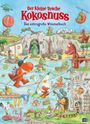 „Der kleine Drache Kokosnuss - Das extragroße Wimmelbuch“: Lebendige Illustration von Drachen und Tieren in einer Wasser-Abenteuerwelt.
