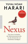 "Der Weltbestseller jetzt aktualisiert und mit neuem Vorwort." Titel: "Nexus". Bild einer Taube darüber.