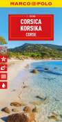 : MARCO POLO Reisekarte Korsika 1:150.000, KRT