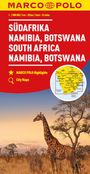 : MARCO POLO Kontinentalkarte Südafrika, Namibia, Botswana 1:2 Mio., KRT