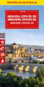 : MARCO POLO Reisekarte Andalusien, Costa del Sol 1:200.000, KRT