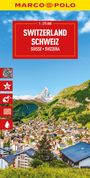 : MARCO POLO Reisekarte Schweiz 1:275.000, KRT