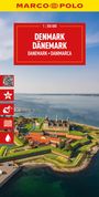 : MARCO POLO Reisekarte Dänemark 1:350.000, KRT