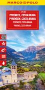 MARCO POLO Reisekarte Pyrenäen, Costa Brava 1:275.000, KRT
