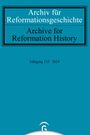 : Archiv für Reformationsgeschichte - Aufsatzband, Buch