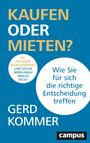 Gerd Kommer: Kaufen oder Mieten?, Buch