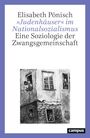 Text: Elisabeth Pönisch »Judenhäuser« im Nationalsozialismus, Eine Soziologie der Zwangsgemeinschaft. Illustration: Menschen schauen aus Fenstern alter Gebäude.