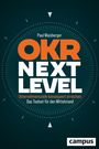 "OKR Next Level" von Paul Maisberger. Unternehmensziele erreichen: Das Toolset für den Mittelstand. Logo unten rechts.