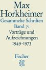 Max Horkheimer: Gesammelte Schriften in 19 Bänden, Buch