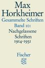 Max Horkheimer: Gesammelte Schriften in 19 Bänden, Buch