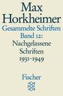 Max Horkheimer: Gesammelte Schriften in 19 Bänden, Buch