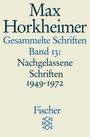 Max Horkheimer: Gesammelte Schriften in 19 Bänden, Buch