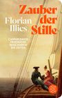 „Zauber der Stille“, „Florian Illies“, „Caspar David Friedrichs Reise durch die Zeiten“. Zwei Personen auf einem Segelschiff.