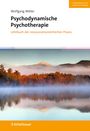 Text: "Wolfgang Wöller, Psychodynamische Psychotherapie, Lehrbuch der ressourcenorientierten Praxis." Farbintensive Landschaft.