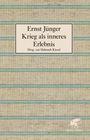 Ernst Jünger: Krieg als inneres Erlebnis, Buch