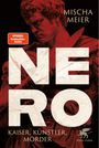 "Spiegel Bestseller-Autor" steht oben links. Groß "NERO", dann "Kaiser, Künstler, Mörder". Illustration eines römischen Kaisers.