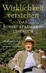“Wirklichkeit verstehen: Das Robert-Spaemann-Lesebuch”. Mann mit Hut in einem Gartenstuhl, Klett-Cotta Logo unten rechts.
