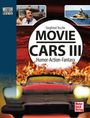 Aufschrift: Siegfried Tesche, MOVIE CARS III, Humor-Action-Fantasy. Ein rotes Auto mit Flammen im Hintergrund.