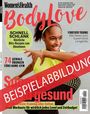 Schnell schlank: Köstliche Blitz-Rezepte zum Abnehmen. Frau in sportlicher Pose, trägt gelbes Outfit.