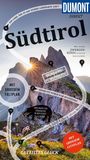 Texte: Südtirol, DUMONT, MIT GROSSEM FALTPLAN, MIT GROSSEM CITYPLAN. Berglandschaft mit Sonnenstrahlen.