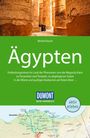 Cover eines Reiseführers über Ägypten von Michel Rauch, mit Hieroglyphen, Reisekarte und DUMONT-Logo.