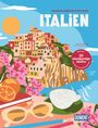 Caroline Drogo: Italien - Das große Ausmalbuch nach Zahlen, Buch