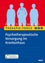 "Buchholz · Eickhoff · Tigges-Limmer", "THERAPIE-TOOLS", "Psychotherapeutische Versorgung im Krankenhaus", drei Silhouetten von Menschen.