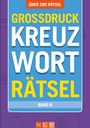 Über 280 Rätsel. Großdruck Kreuzworträtsel Band 8. Blaues Cover mit lila Hintergrund und einem kleinen NGV-Logo.