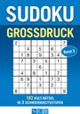 "SUDOKU GROSSDRUCK, Band 3. 192 Kult-Rätsel in 3 Schwierigkeitsstufen." Sudoku-Raster darunter. Logo unten: NGV.