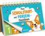 Mein Schulstart- und Ferien-Countdown, Buch