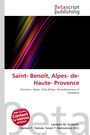 "Saint-Benoît, Alpes-de-Haute-Provence" und "Provence-Alpes-Côte d'Azur". Logo von Betascript Publishing oben.