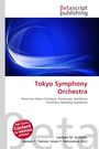 "Tokyo Symphony Orchestra" in roter Schrift, darunter weitere Orchester; blauer Hintergrund, Logo "Betascript Publishing".