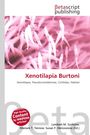 "Xenotilapia Burtoni" steht in großer roter Schrift. Darunter: "Xenotilapia, Pseudocrenilabrinae, Cichlidae, Habitat". Oben ein Verlagslogo.